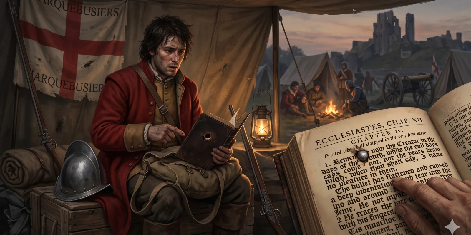 Une Bible lui a sauvé la vie
