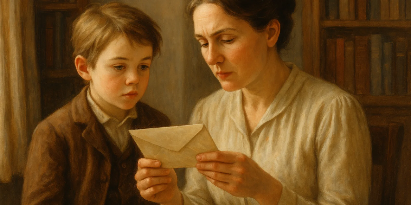 La lettre de l'institutrice.