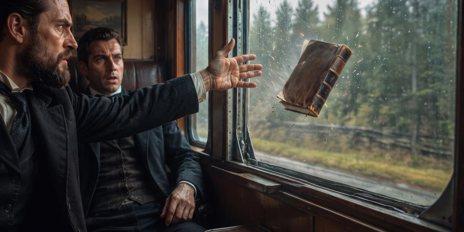Une Bible jetée par la fenêtre