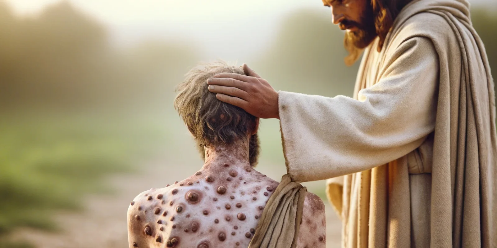 Jésus guérit un lépreux