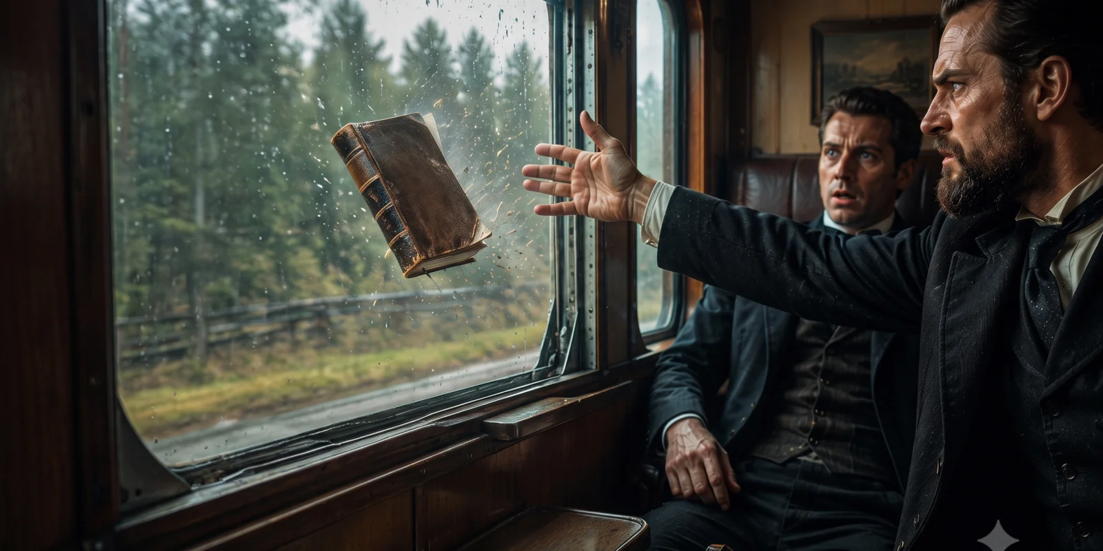 Une Bible jetée par la fenêtre