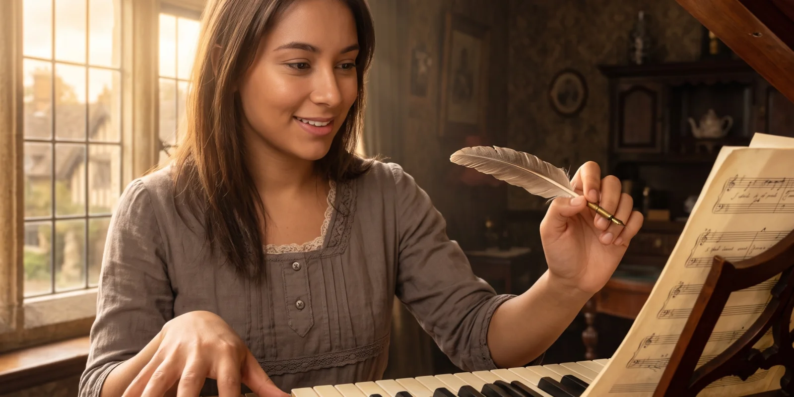 La pianiste découvre le Seigneur