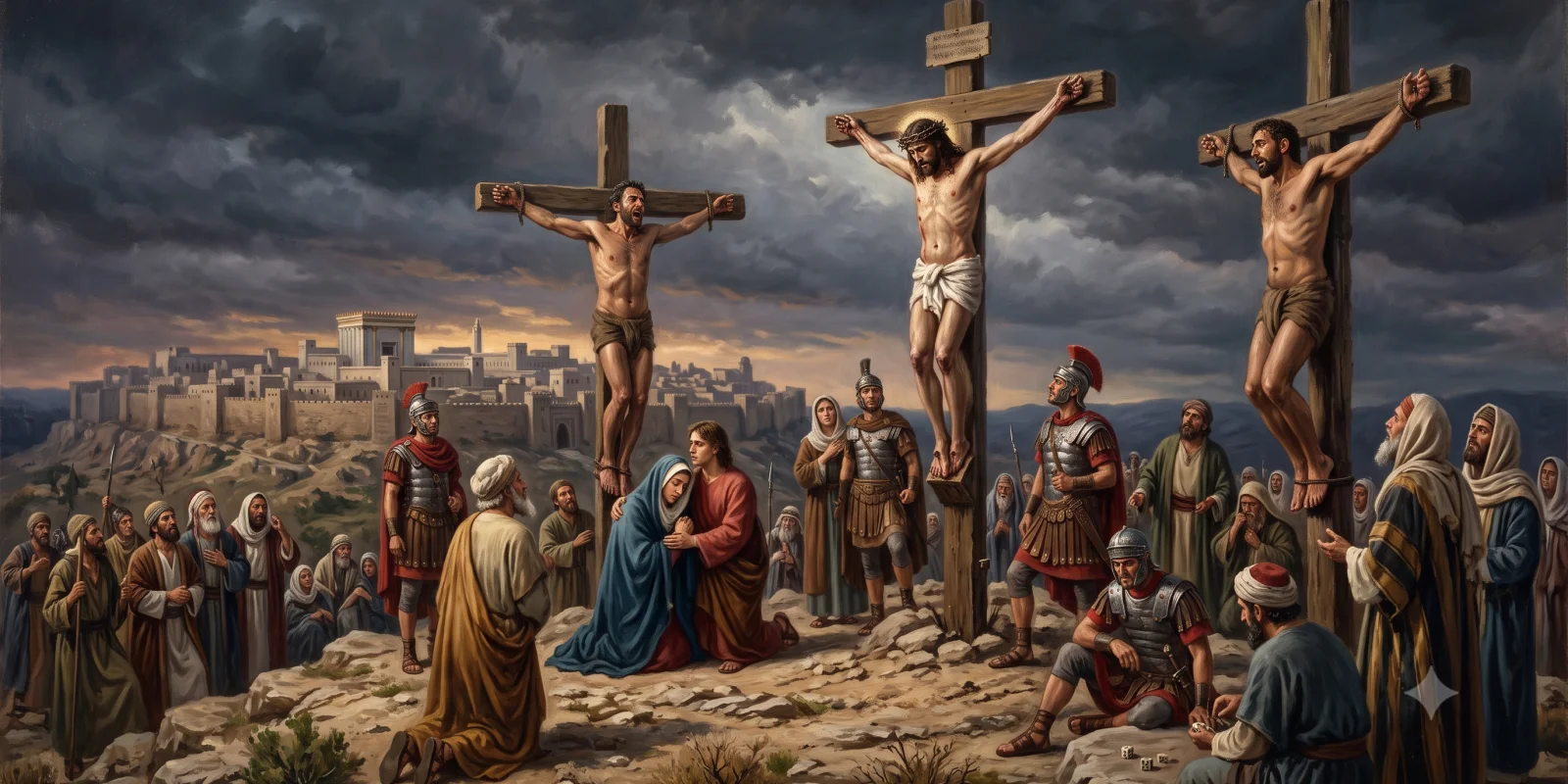 Trois croix